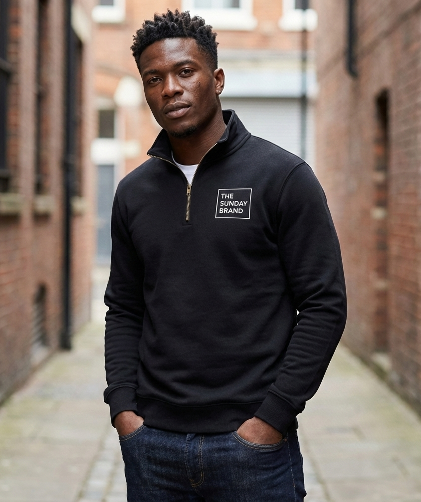 The Sunday Brand Quarter Zip Pullover