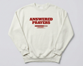 Answered Prayers Red Text Crew