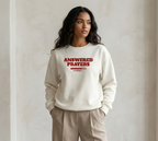 Answered Prayers Red Text Crew