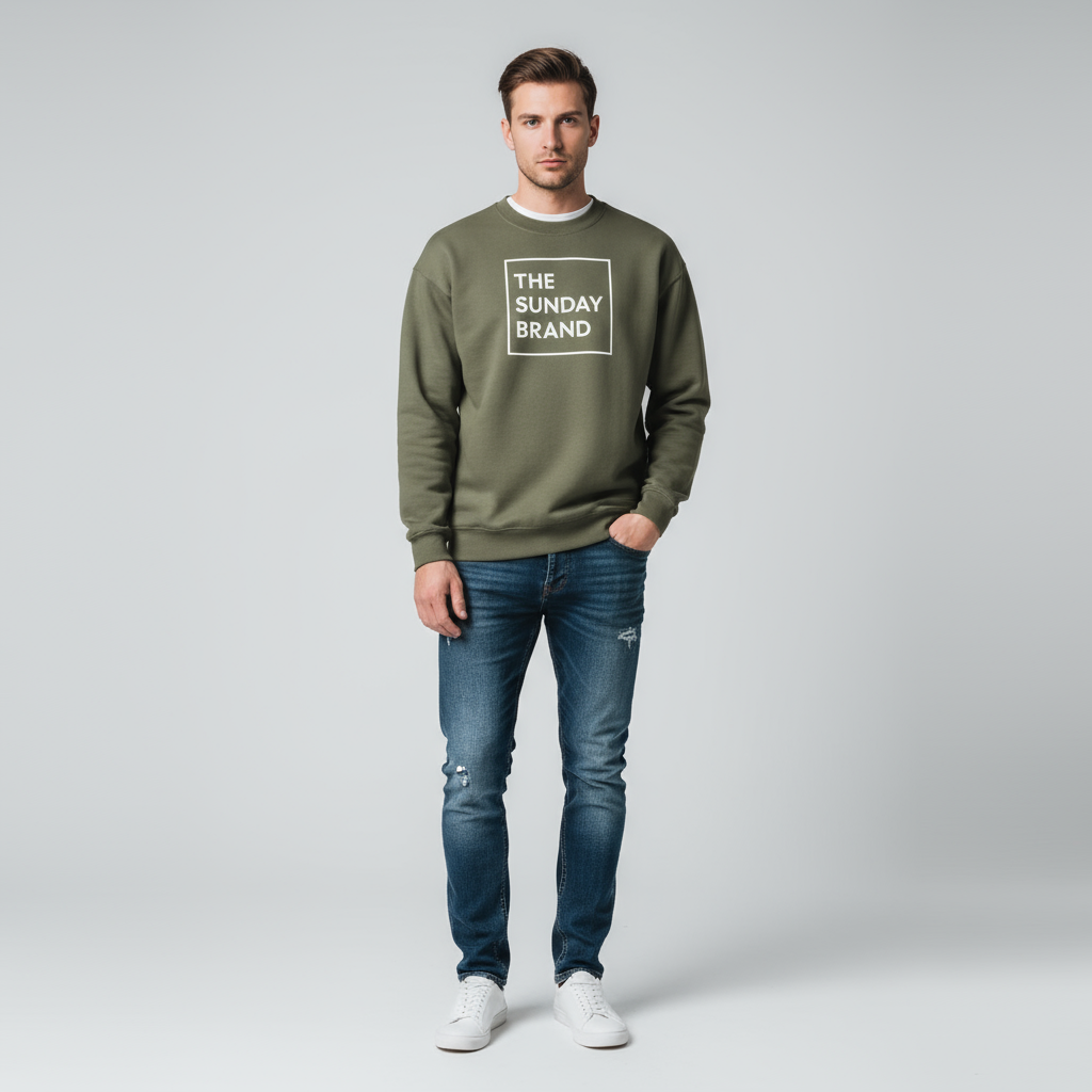 The Sunday Brand Stacked Crew